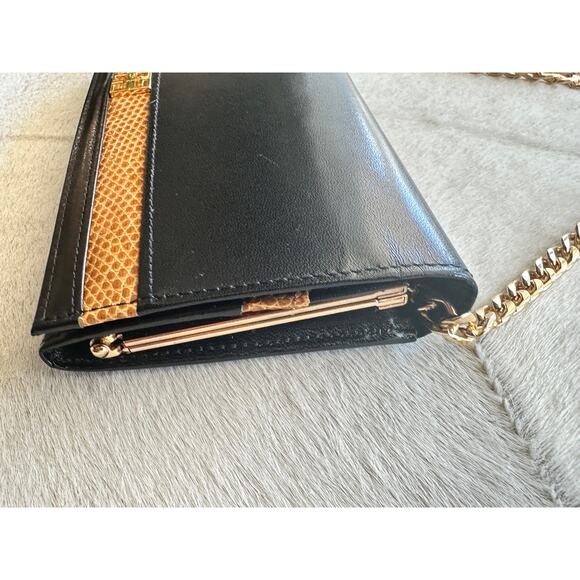 Authentic Givenchy Leather Long Wallet with Chain - Picture 13 of 16